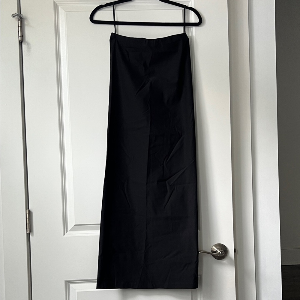 Commense Classic Black Pencil Maxi Skirt